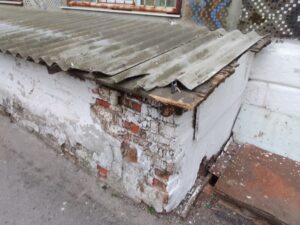 Фото вход в подвал улица, Коллективное Заявление от собственников: улица Дзержинского, дом 7, поселок Товарково, №1. Обслуживание ООО МПКХ Товарково